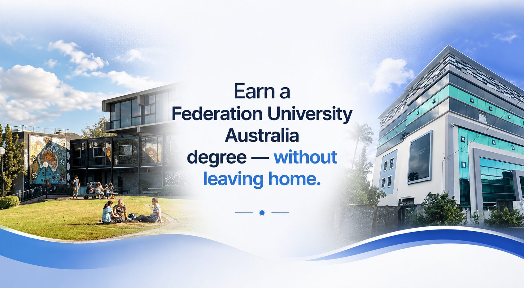 Ocep Aussie's Curepipe campus and Federation University Australia's Australian campus